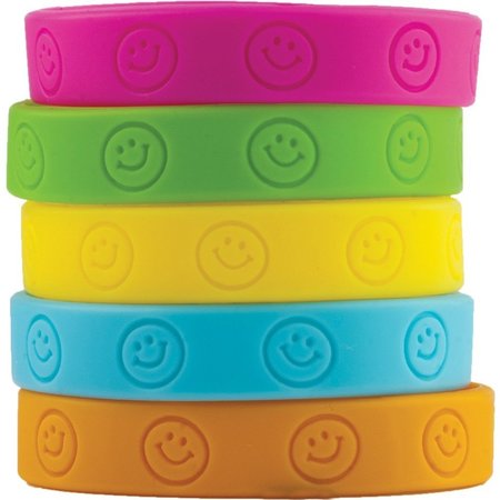 TEACHER CREATED RESOURCES Happy Faces Wristbands, PK60 TCR6550